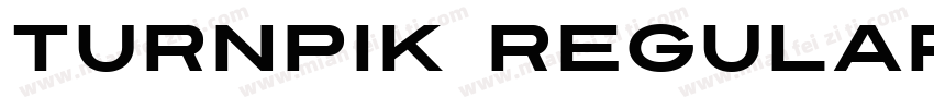 turnpik regular字体转换